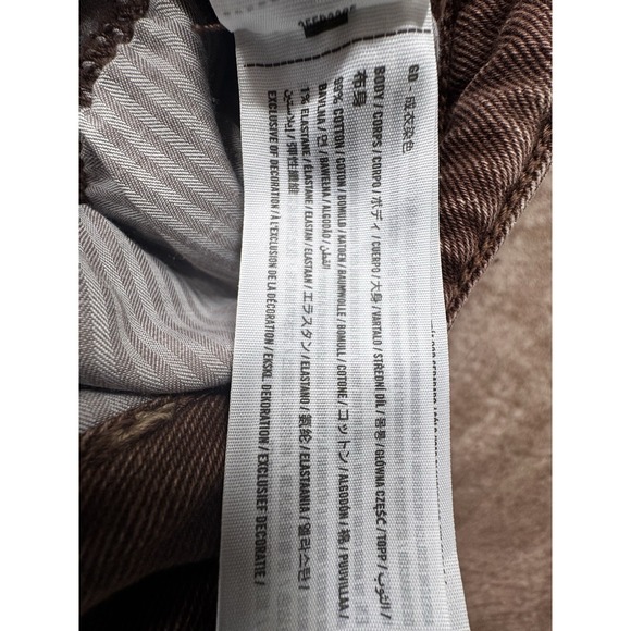 Women's Hollister Ultra High-Rise Dad Jean Vintage Stretch RN75654 Brown Size 3S - Picture 7 of 9